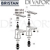 Bristan Ebony Bath Taps Spares
